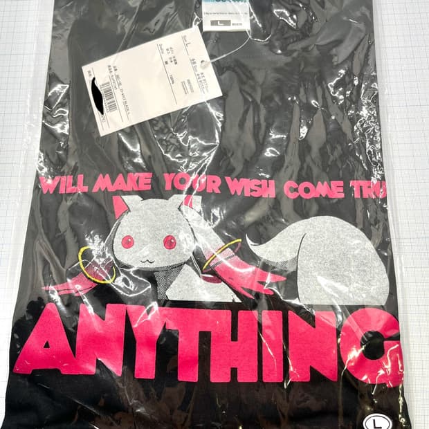 마법소녀 마도카 마기카 큐베 코스파 티셔츠 L