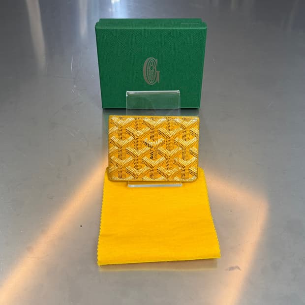 [리오브] 고야드 스페셜 옐로우 인서트 카드지갑