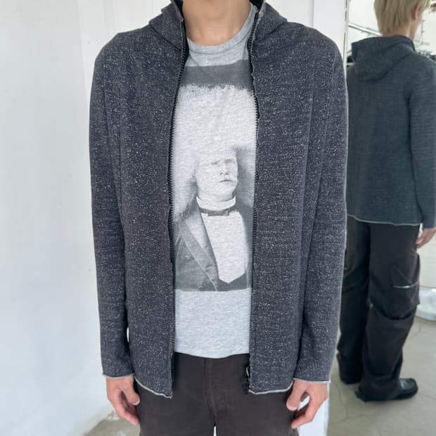 립반윙클 로우컷 후드 집업