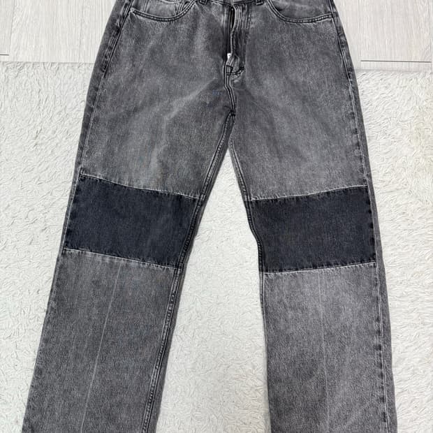 (32)아워레가시 써드컷 그레이 데님 팬츠