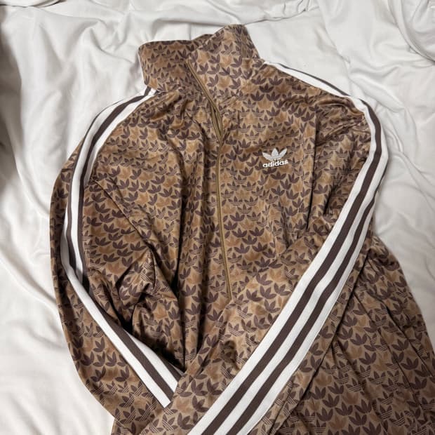 아디다스 희귀 트랙탑 져지 브라운 골드 대대장 갸루