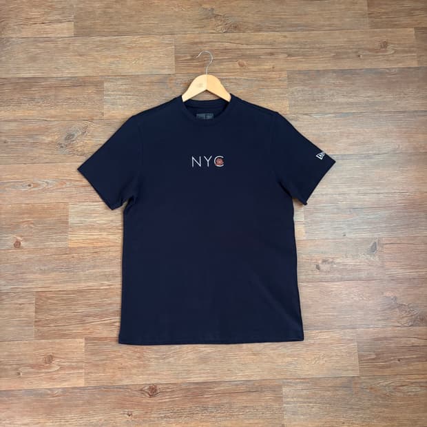 뉴에라 NYC 티셔츠 네이비 M 95 반팔 MLB 뉴욕