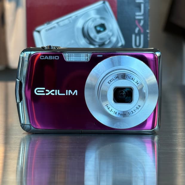 풀박/날짜표시)카시오 엑슬림 ex-z1 빈티지디카