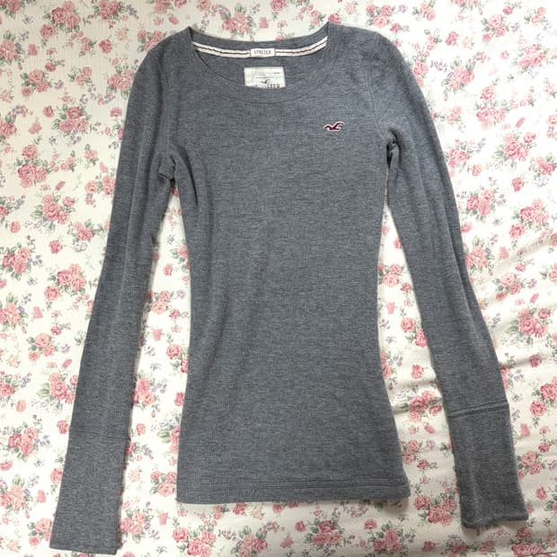 홀리스터 딱붙 긴팔티 롱슬리브