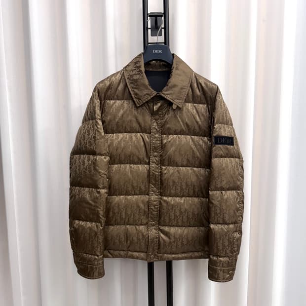 [S+ / 46] 디올 오블리크 패딩 자켓