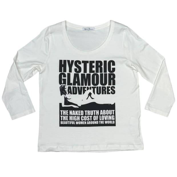 히스테릭 글래머 아카이브 히스걸 7부 롱슬리브 티셔츠
