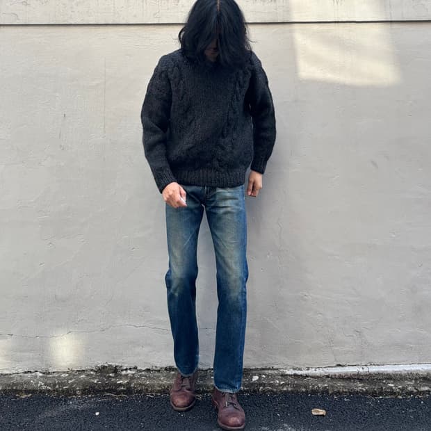 90년대 일본 드님 66타입 셀비지 데님 팬츠