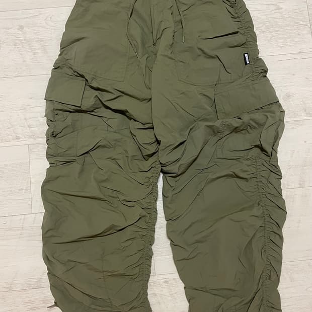 엑스톤즈 셔링 카고 팬츠 카키