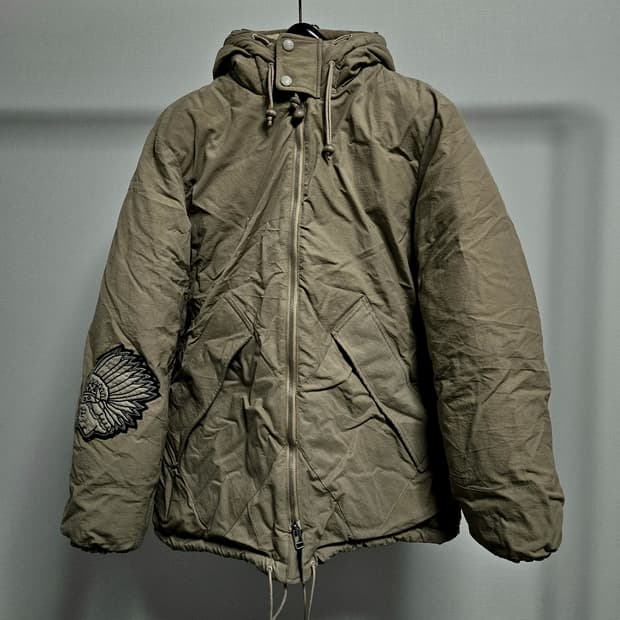 올드조 하드 쉬링크 나일론 슈퍼리어 다운파카