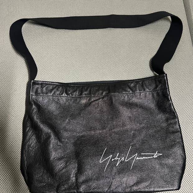 요지야마모토 / 레더 크로스백