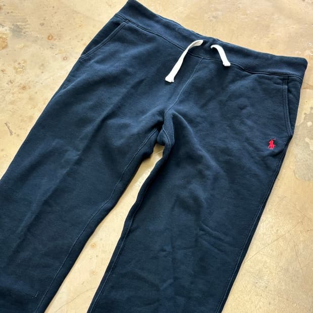 L 폴로랄프로렌 블랙 스웻팬츠