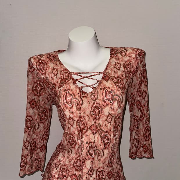 빈티지 오리엔탈 블라우스