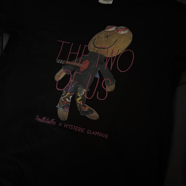 솔로이스트 x 히스테릭글래머 반팔 티셔츠