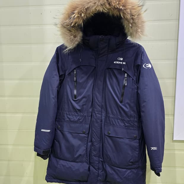 아이더 네이비 구스다운 패딩 700