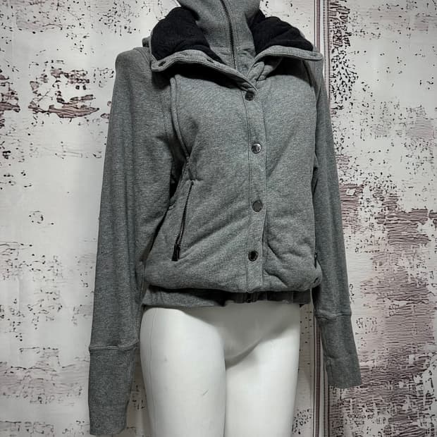 Double Hood Zip-Up Jacket