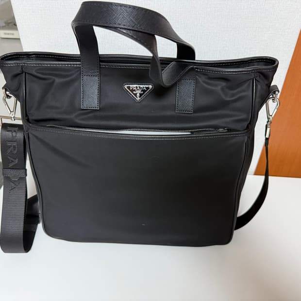 프라다 테수토 사피아노 트리밍 토드겸 숄더백 2vg033