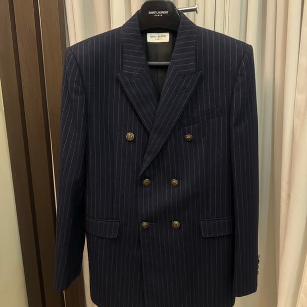 saint laurent  울 모직 블레이져