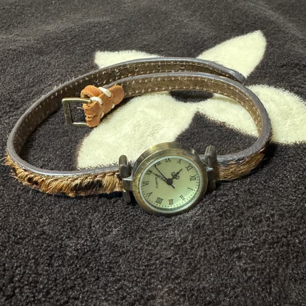 갸루스타일 빈티지 스타일 쿼츠 가죽 시계