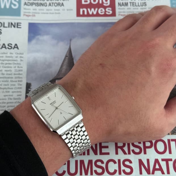 세이코 Seiko 쿼츠 스퀘어