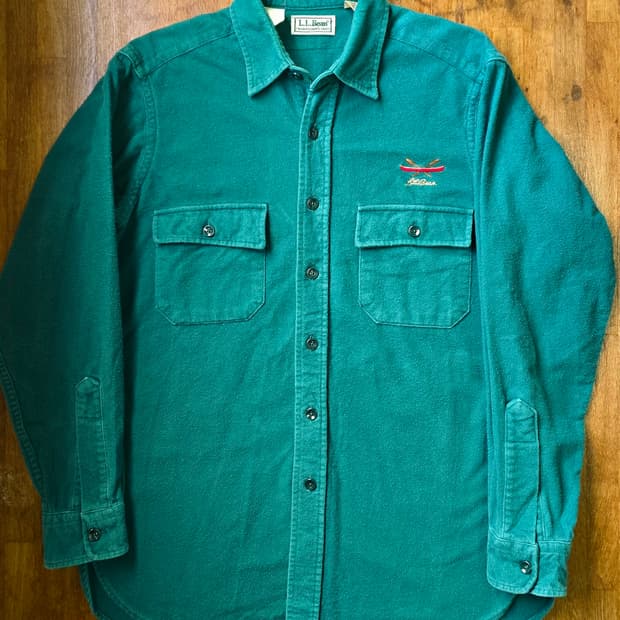 L.L.BEAN 엘엘빈 몰스킨 빈티지 그린 USA