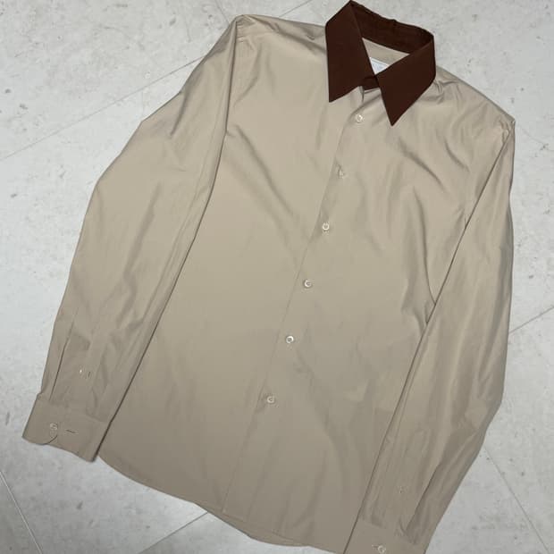 Prada Two tone Collar shirts