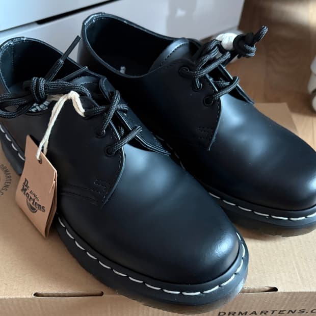 닥터마틴 1461 WS 블랙 스무스 UK5 240 새상품