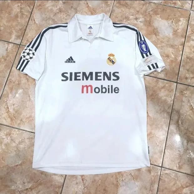 아디다스 02 03 레알마드리드 100주년 올드레플 축구져지