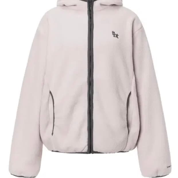 쓰리타임즈 쿠키 플리스 자켓 핑크