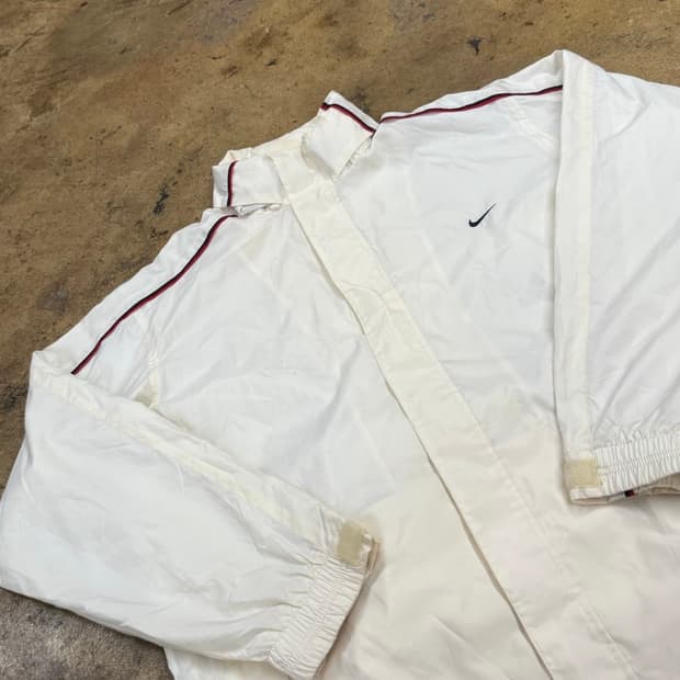 나이키 스우시 올드스쿨 바람막이 자켓 L