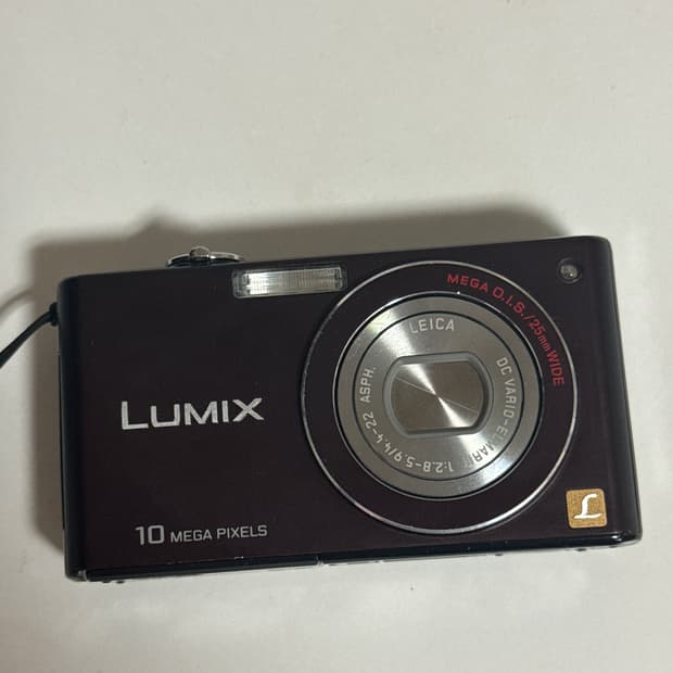 파나소닉 루믹스 fx-37 디지털카메라 브라운