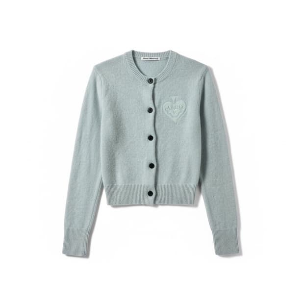 마르디 메크르디 캐시미어 가디건 민트 one size