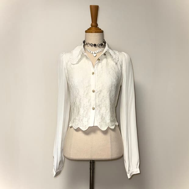 리즈리사 레이스 셔츠