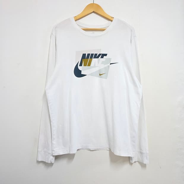 XXL 나이키 화이트 롱슬리브