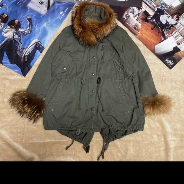 퍼 야상 자켓 / 일본 브랜드 빈티지