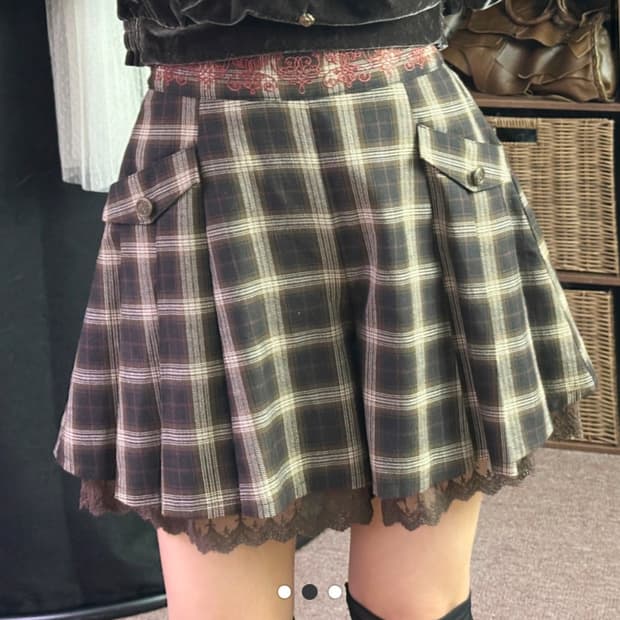 엑시즈팜 스커트 반바지