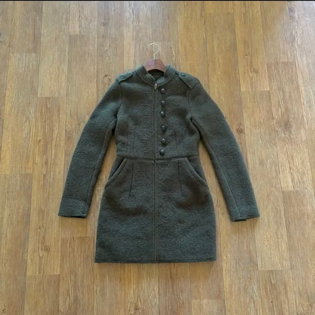 디젤 울코트 XS 슬림핏 수입 정품 밀리터리 집업