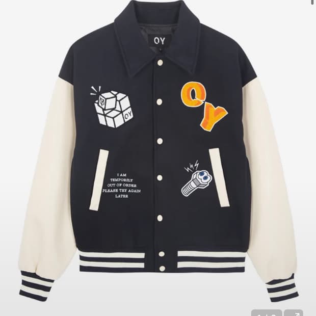 오와이 바시티 자켓