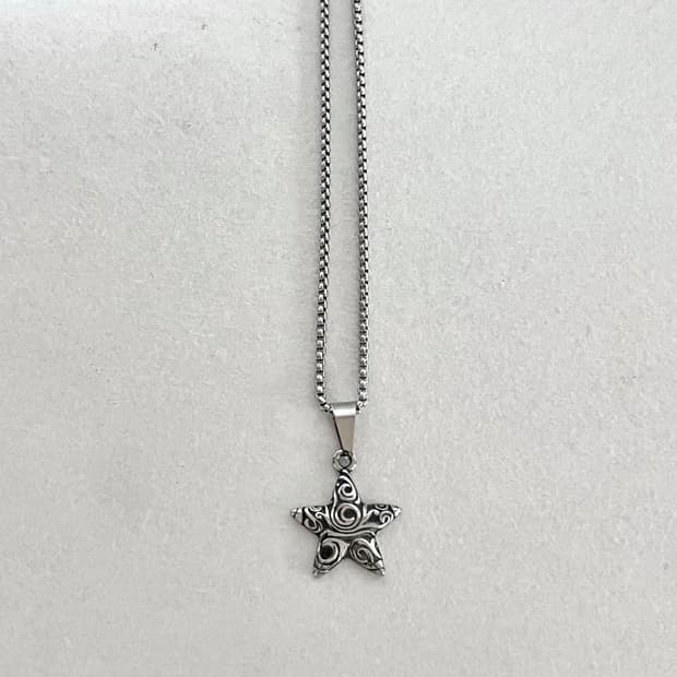 스타 펜던트 목걸이