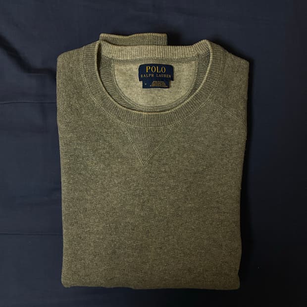 폴로 랄프로렌 그레이 니트