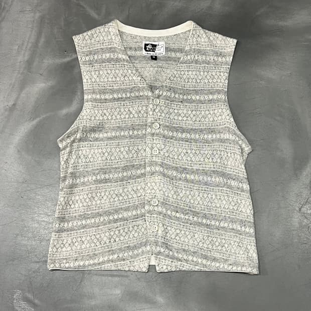  엔지니어드가먼츠 패턴 니트 베스트 y15610