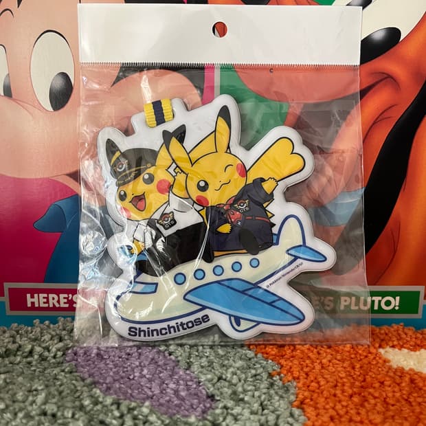 신치토세공항 한정 피카츄 네임택 캐리어네임택