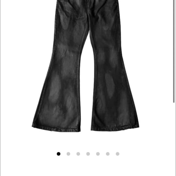 아이필유럭키 ifeellucky 왁스 부츠컷 팬츠 S