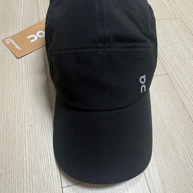 온 러닝 라이트웨이트 캡 블랙 새상품