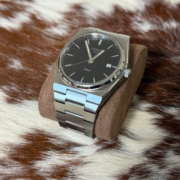 티쏘 40mm prx 쿼츠 검판 시계 단품 판매합니다.