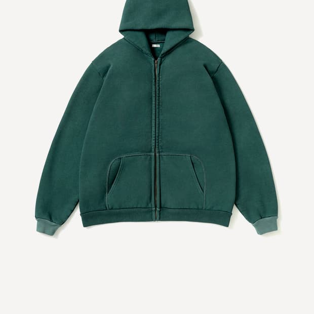 아프레쎄 / 26aw 후드집업 그린 / 2