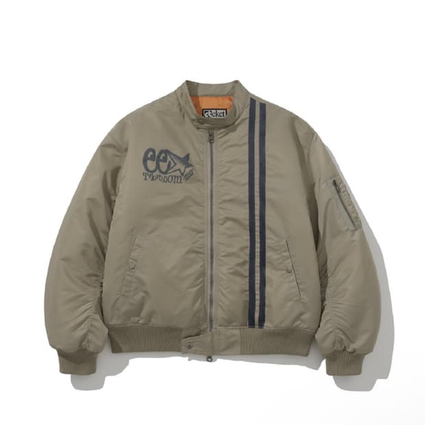 테켓 Electric MA-1 자켓 베이지