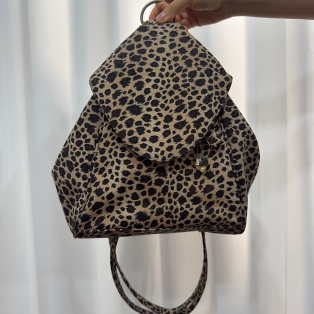 leopard backpack