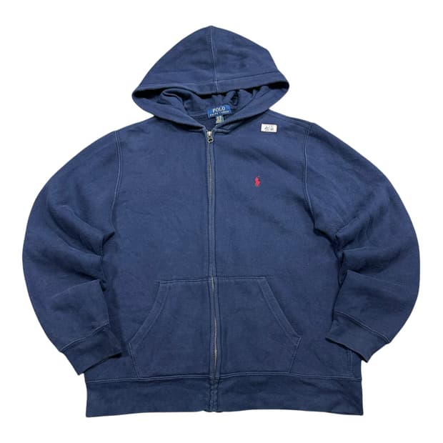 ✨ (바배) 폴로 랄프로렌 레드 포니 기모 후드 집업 