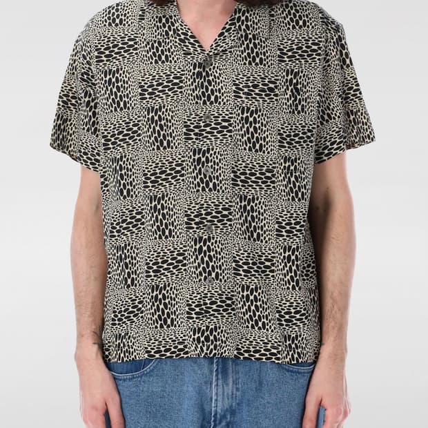 OBEY HOBART WOVEN SHIRT 오베이 반팔셔츠 XL