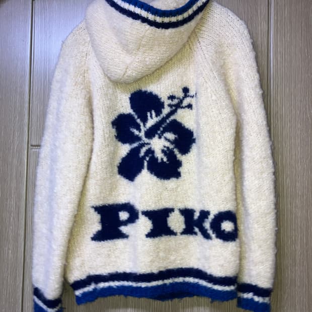 피코 하와이 니트 집업